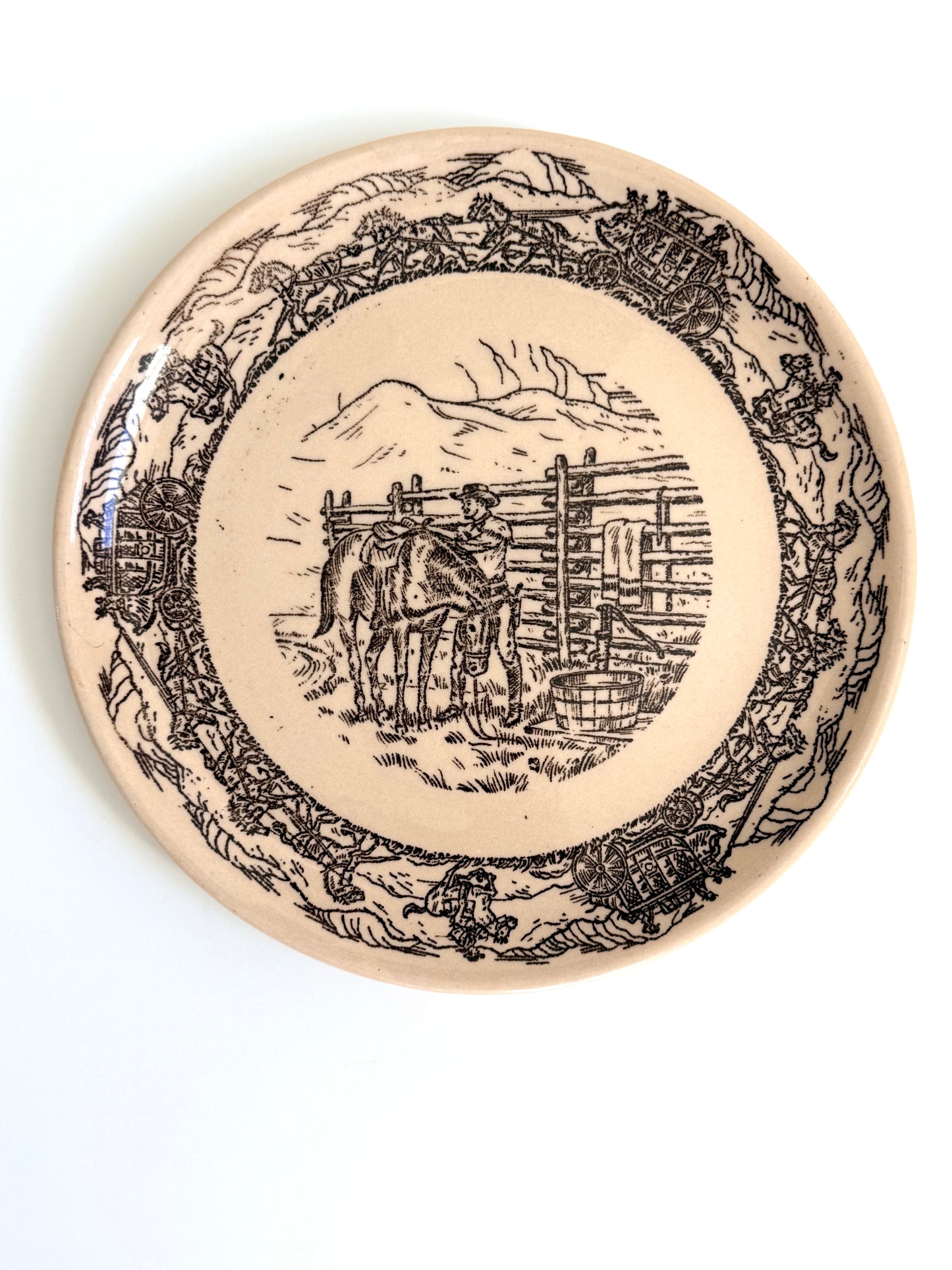 Vintage TEPCO Western Traveler Plate