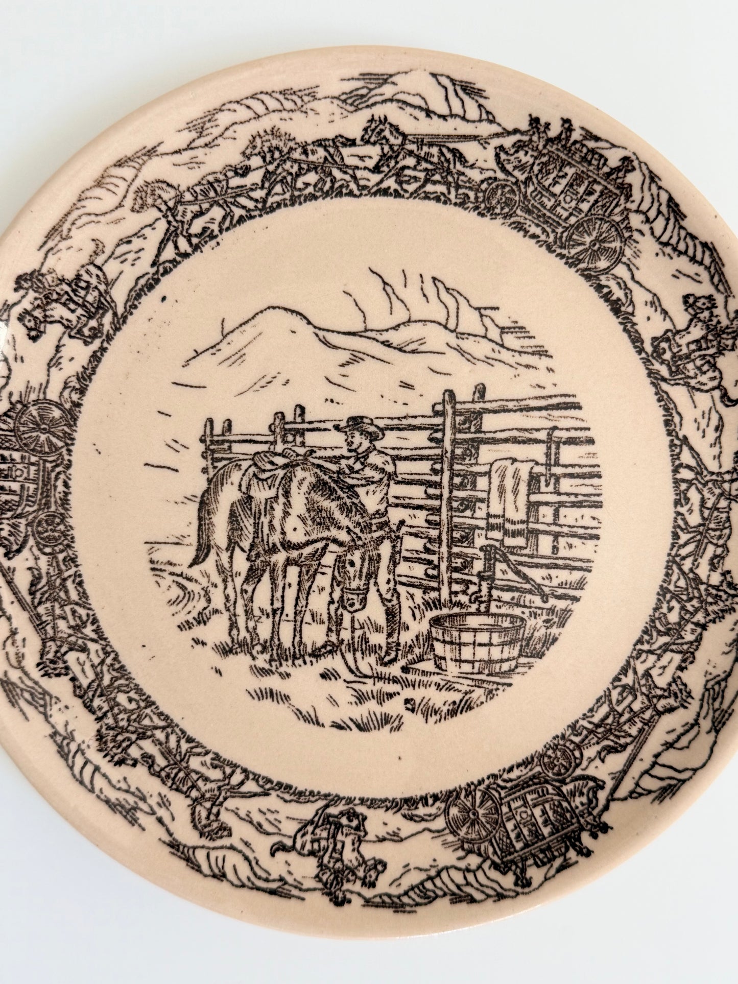 Vintage TEPCO Western Traveler Plate