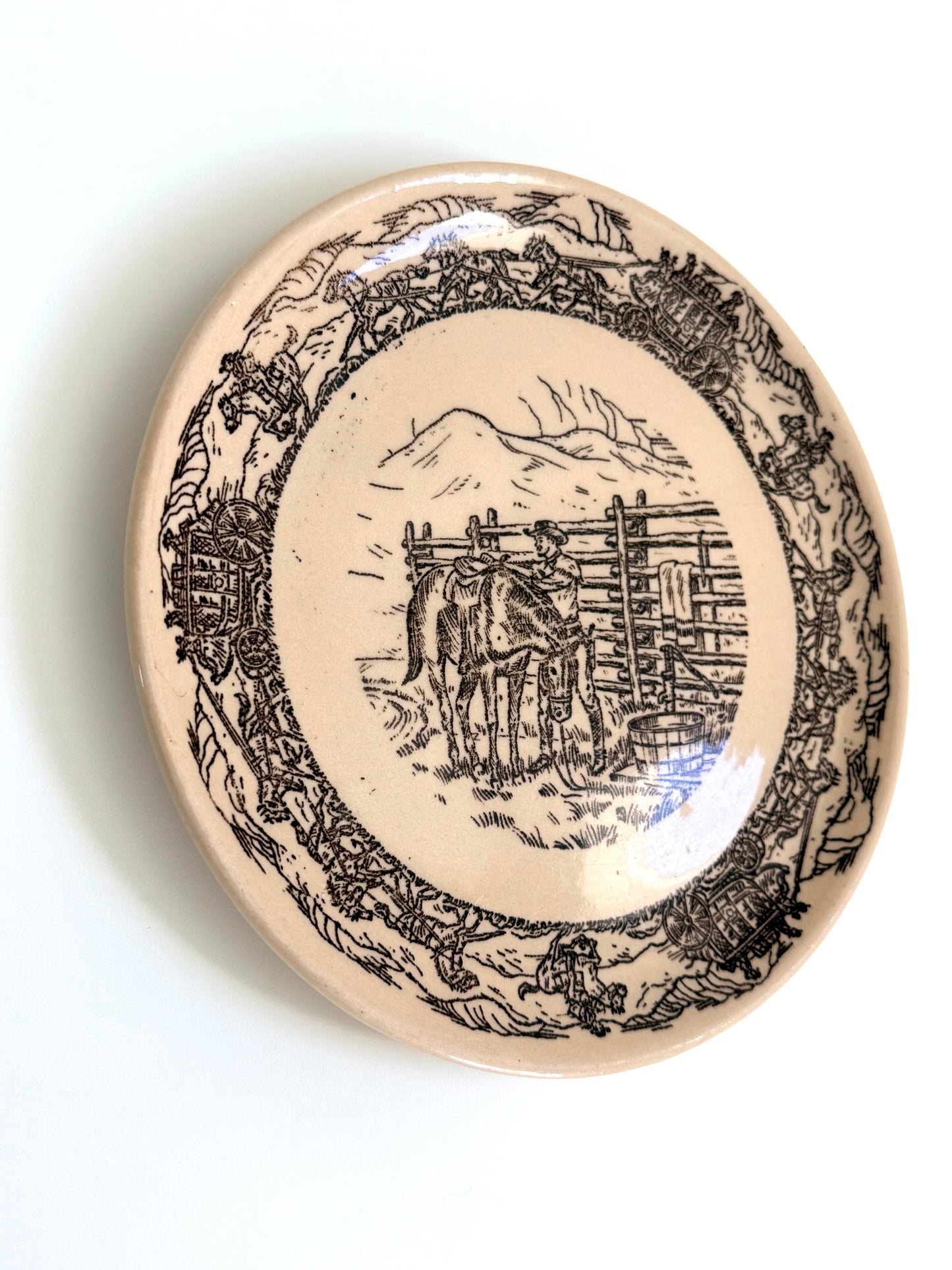 Vintage TEPCO Western Traveler Plate