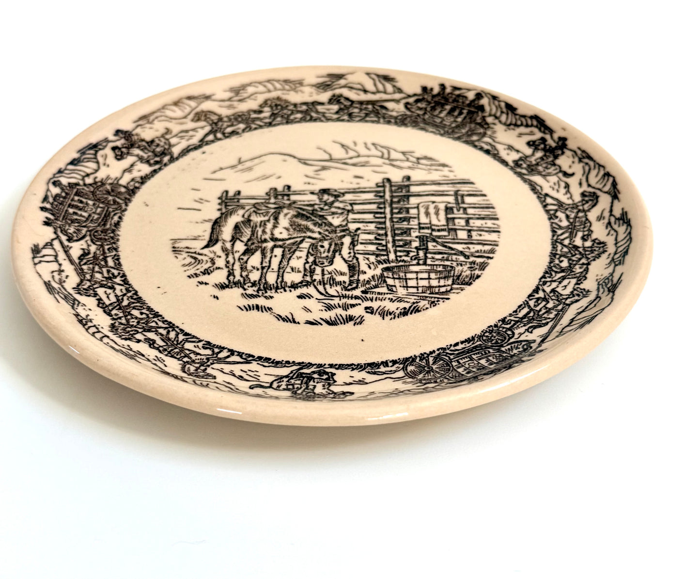 Vintage TEPCO Western Traveler Plate