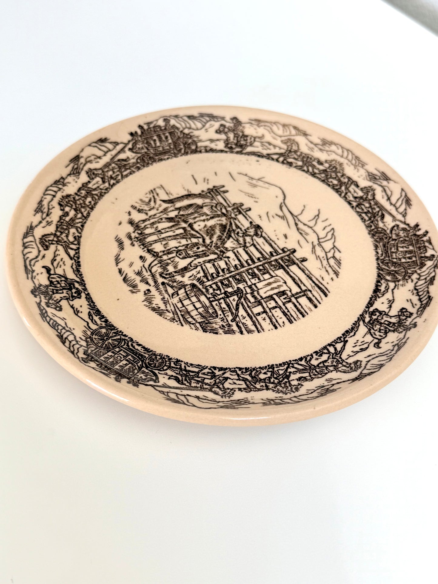 Vintage TEPCO Western Traveler Plate