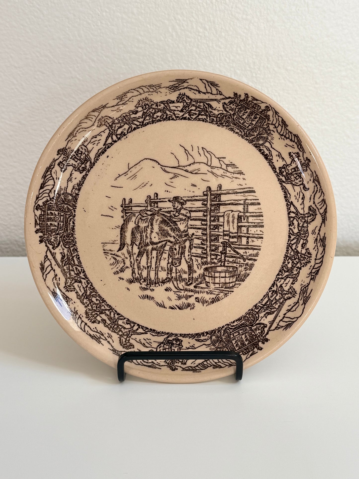 Vintage TEPCO Western Traveler Plate