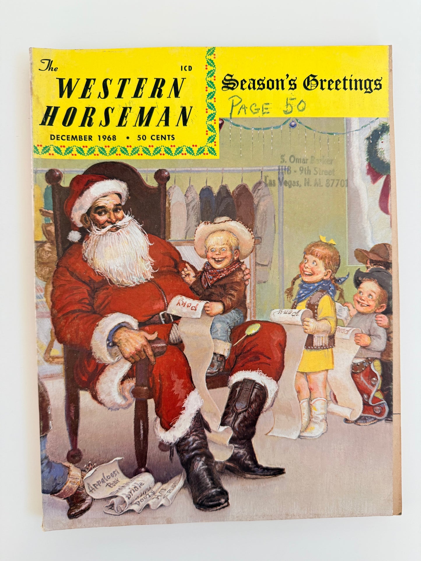 Western Horseman Magazine 1968