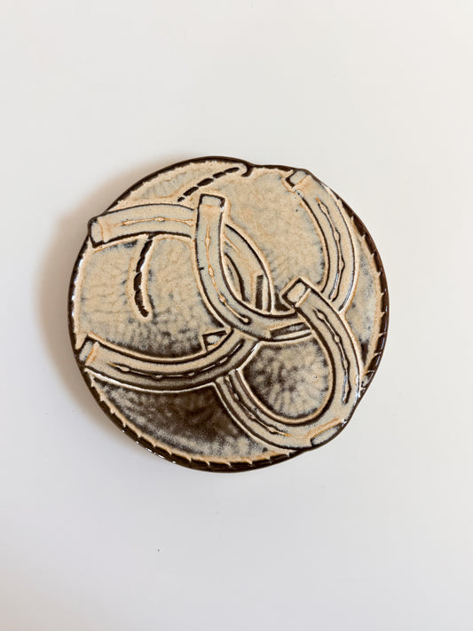 Vintage Frankoma Horseshoe Trivet