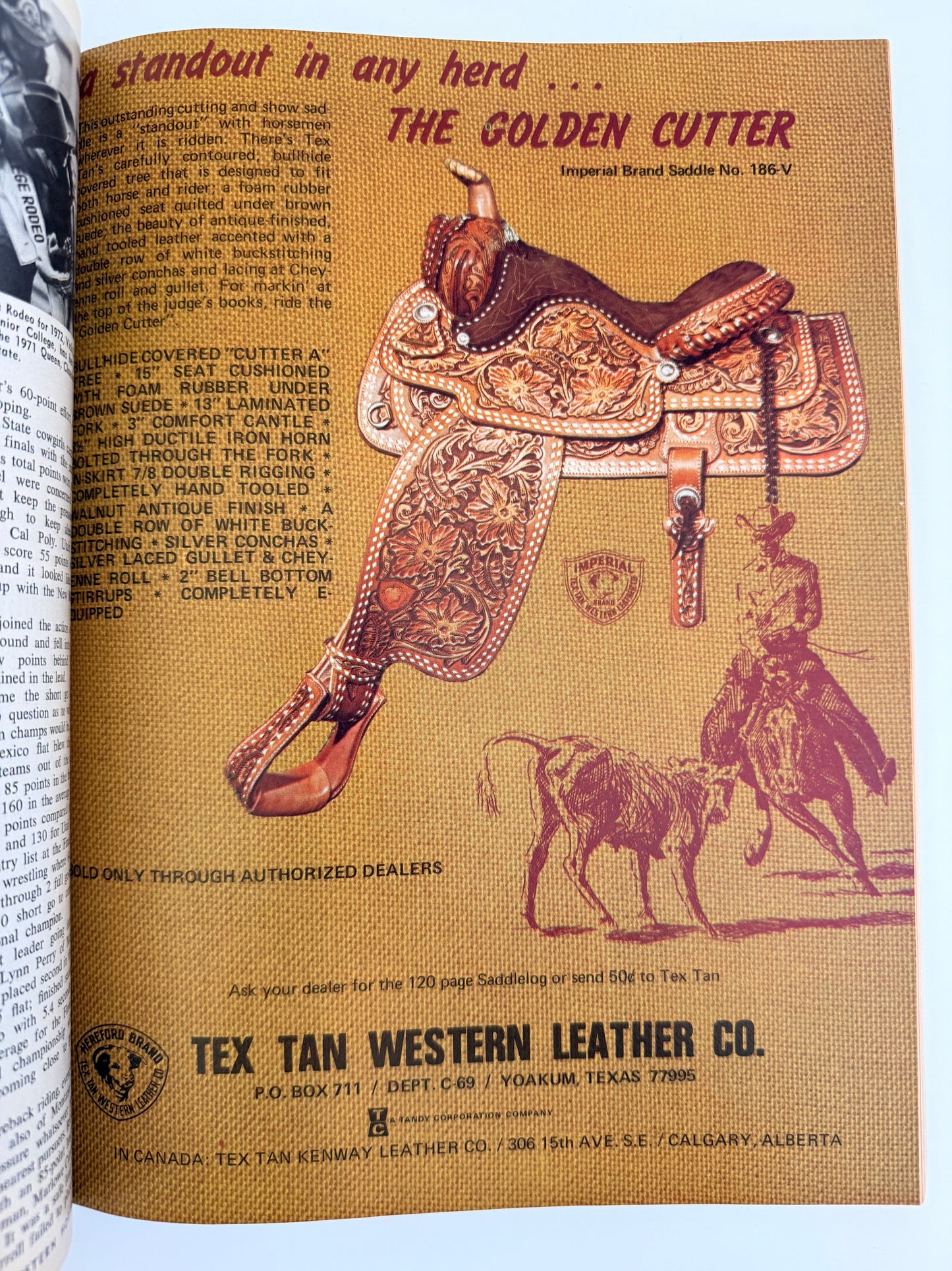 Vintage Western Horseman Magazine 1972