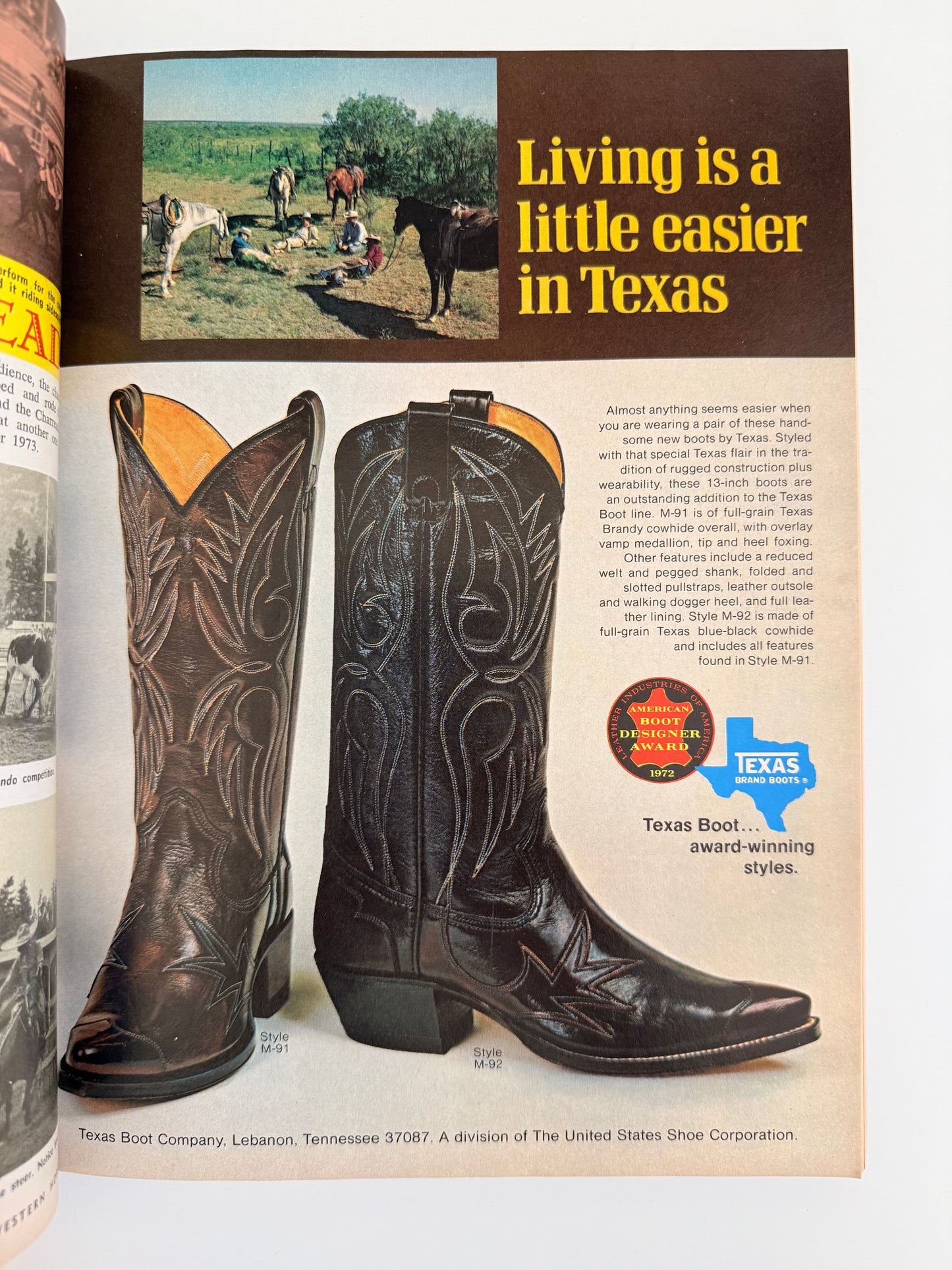 Vintage Western Horseman Magazine 1972