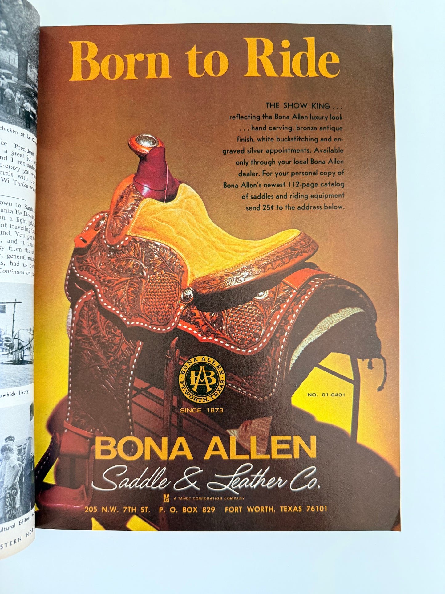 Vintage Western Horseman Magazine 1972