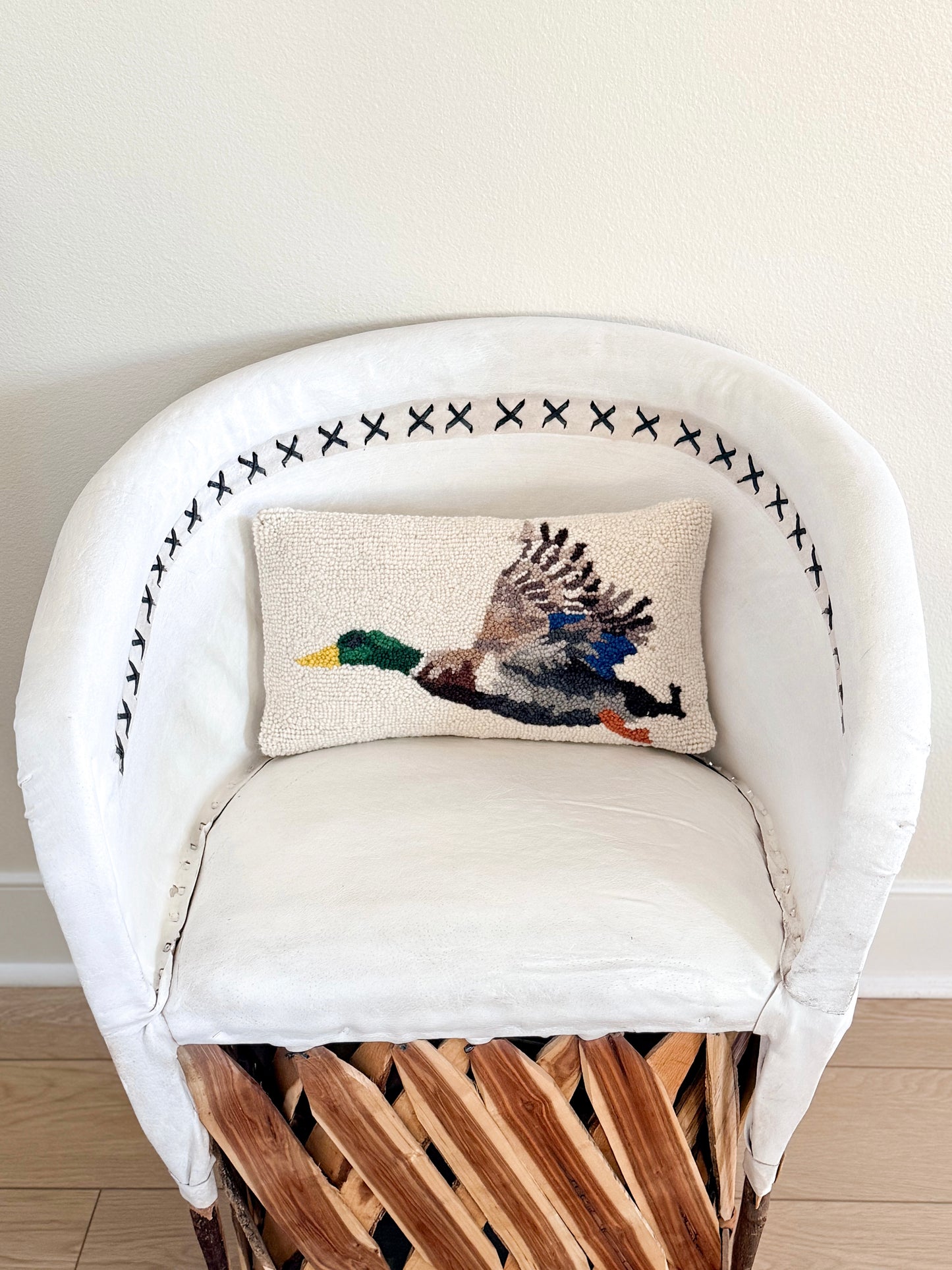 Flying Mallard Hook Pillow