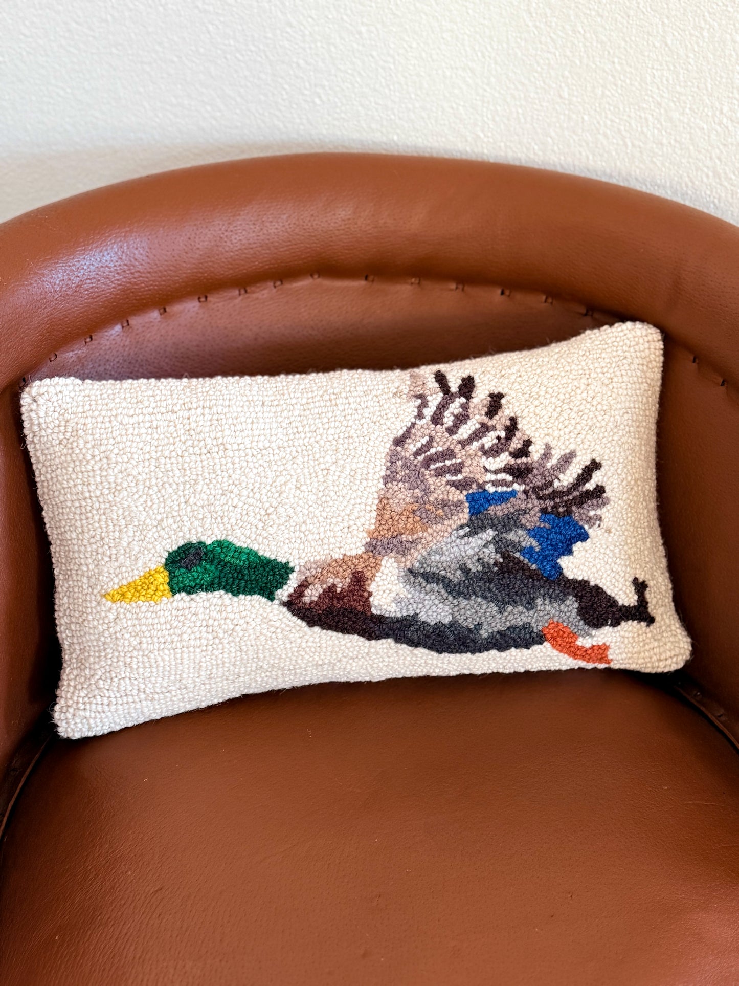 Flying Mallard Hook Pillow