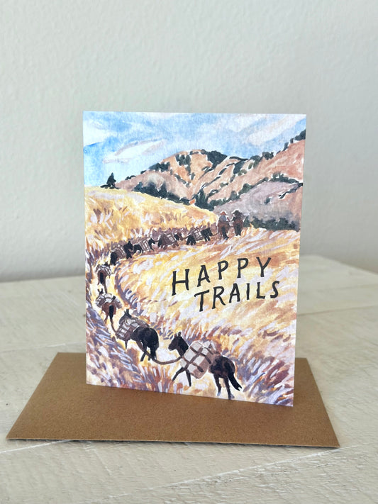 Happy Trails Card