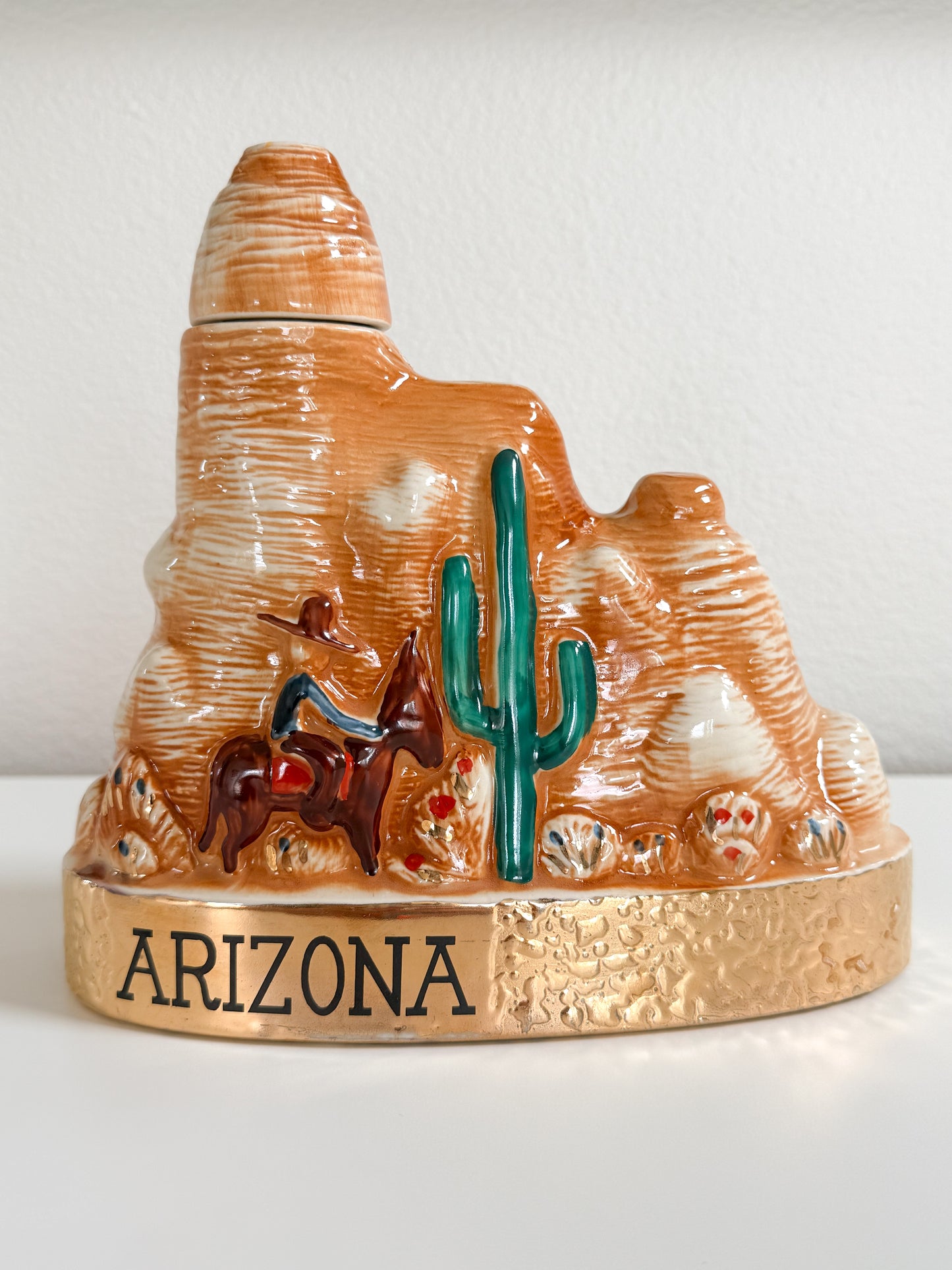 Vintage Arizona Cowboy Decanter