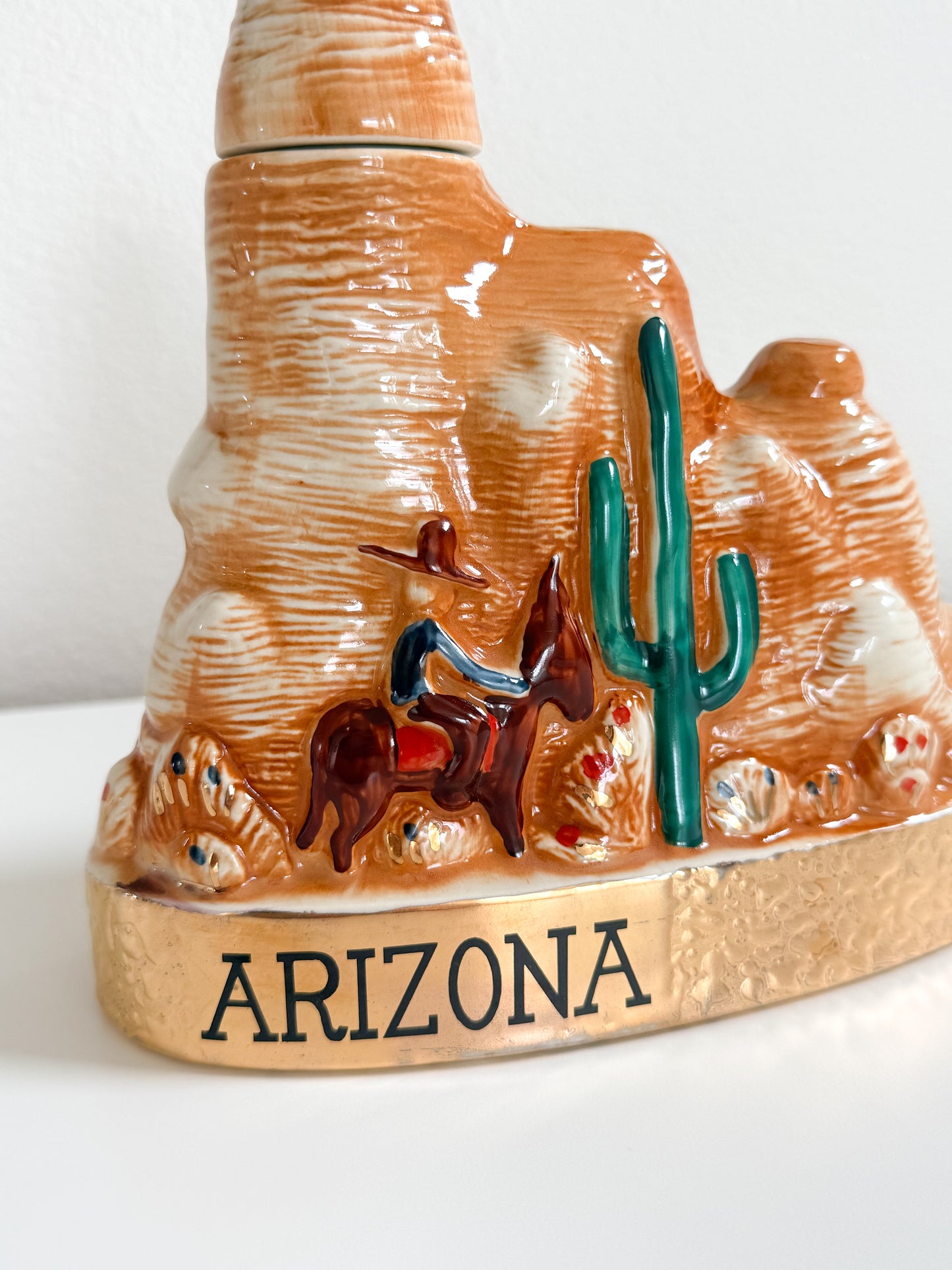 Vintage Arizona Cowboy Decanter