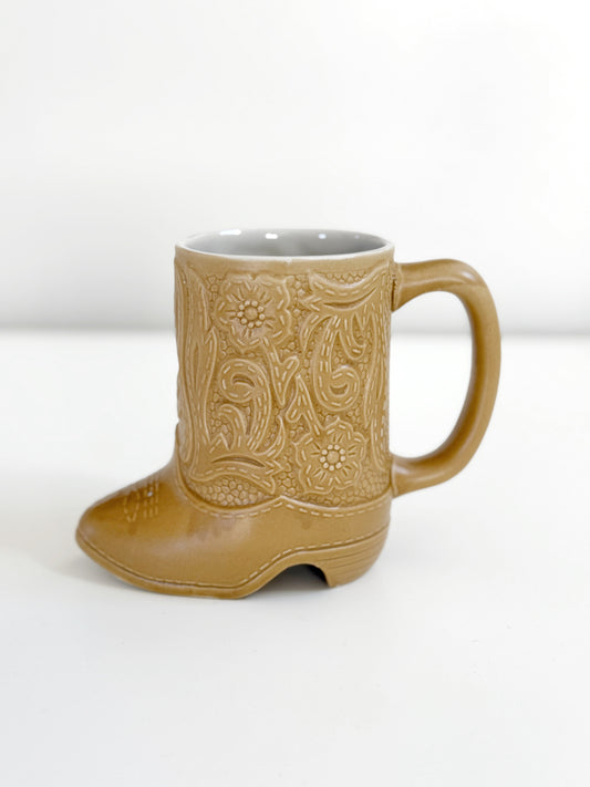 Vintage Cowboy Boot Mug