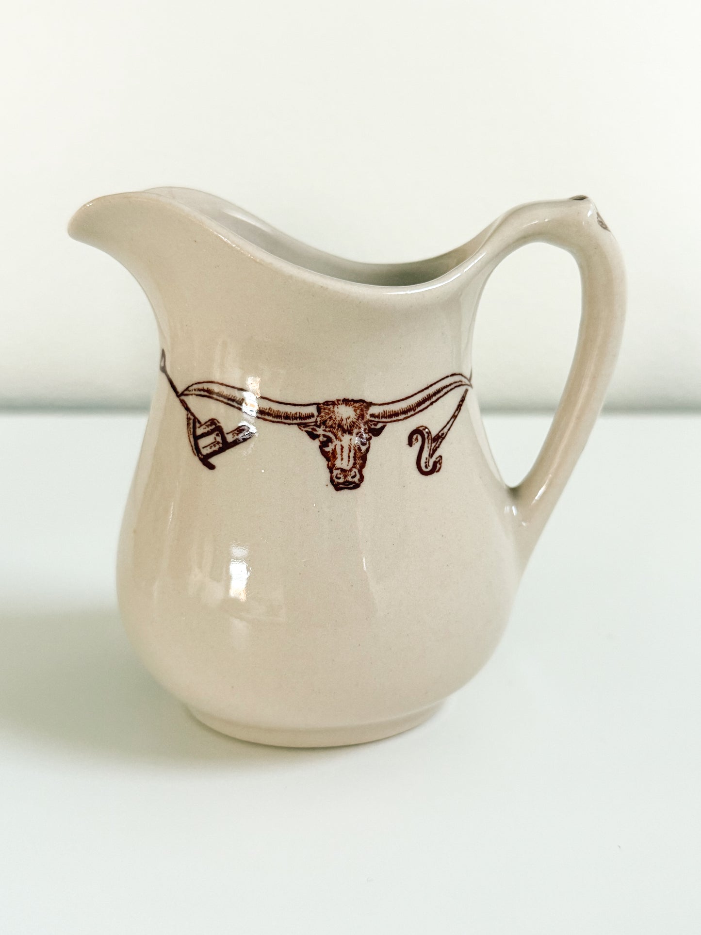 Vintage El Rancho Wallace China Creamer & Sugar Bowl