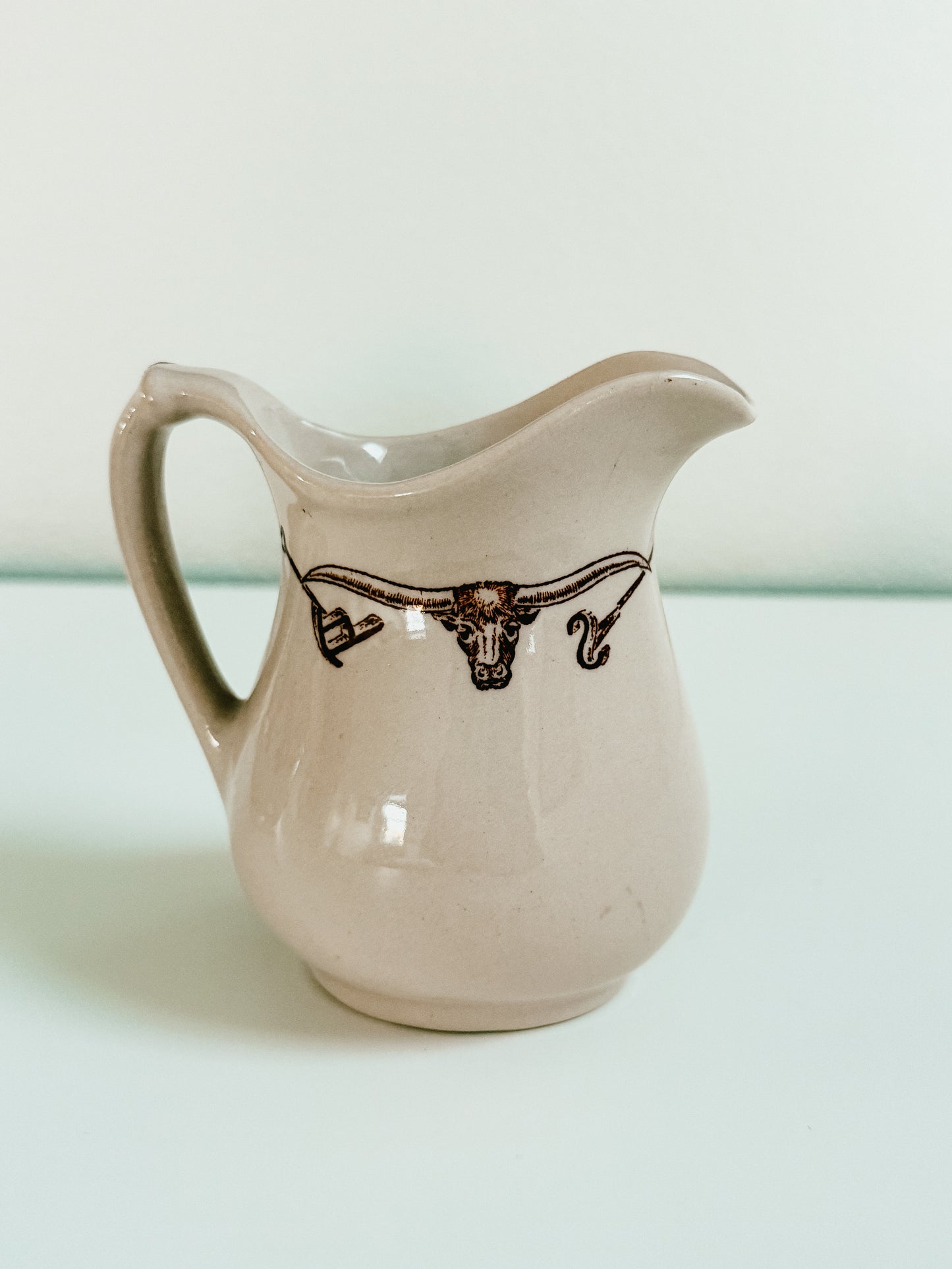 Vintage El Rancho Wallace China Creamer & Sugar Bowl