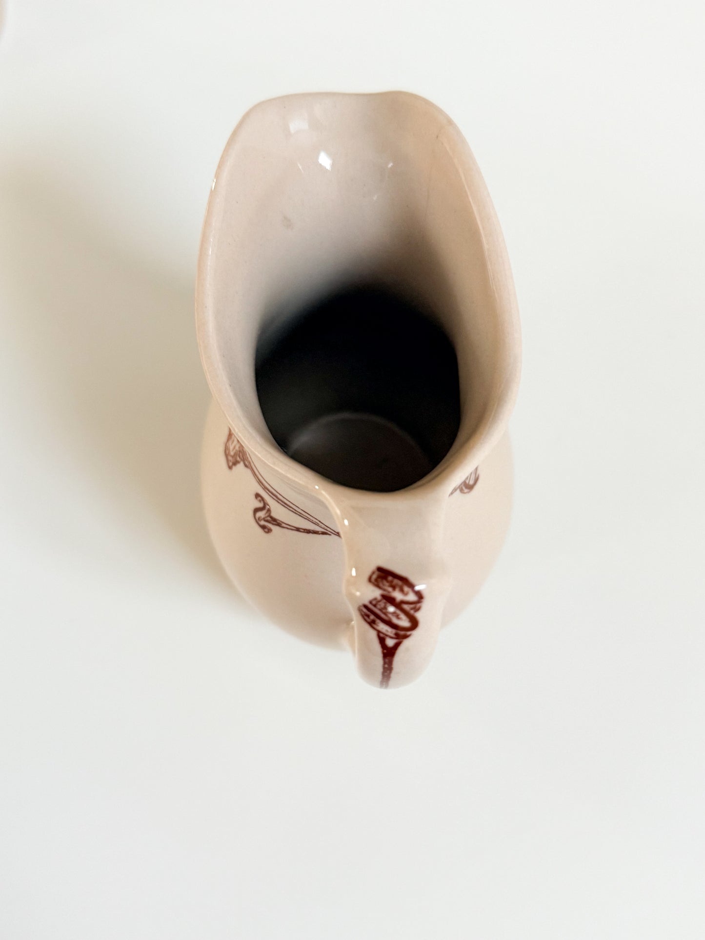 Vintage El Rancho Wallace China Creamer & Sugar Bowl