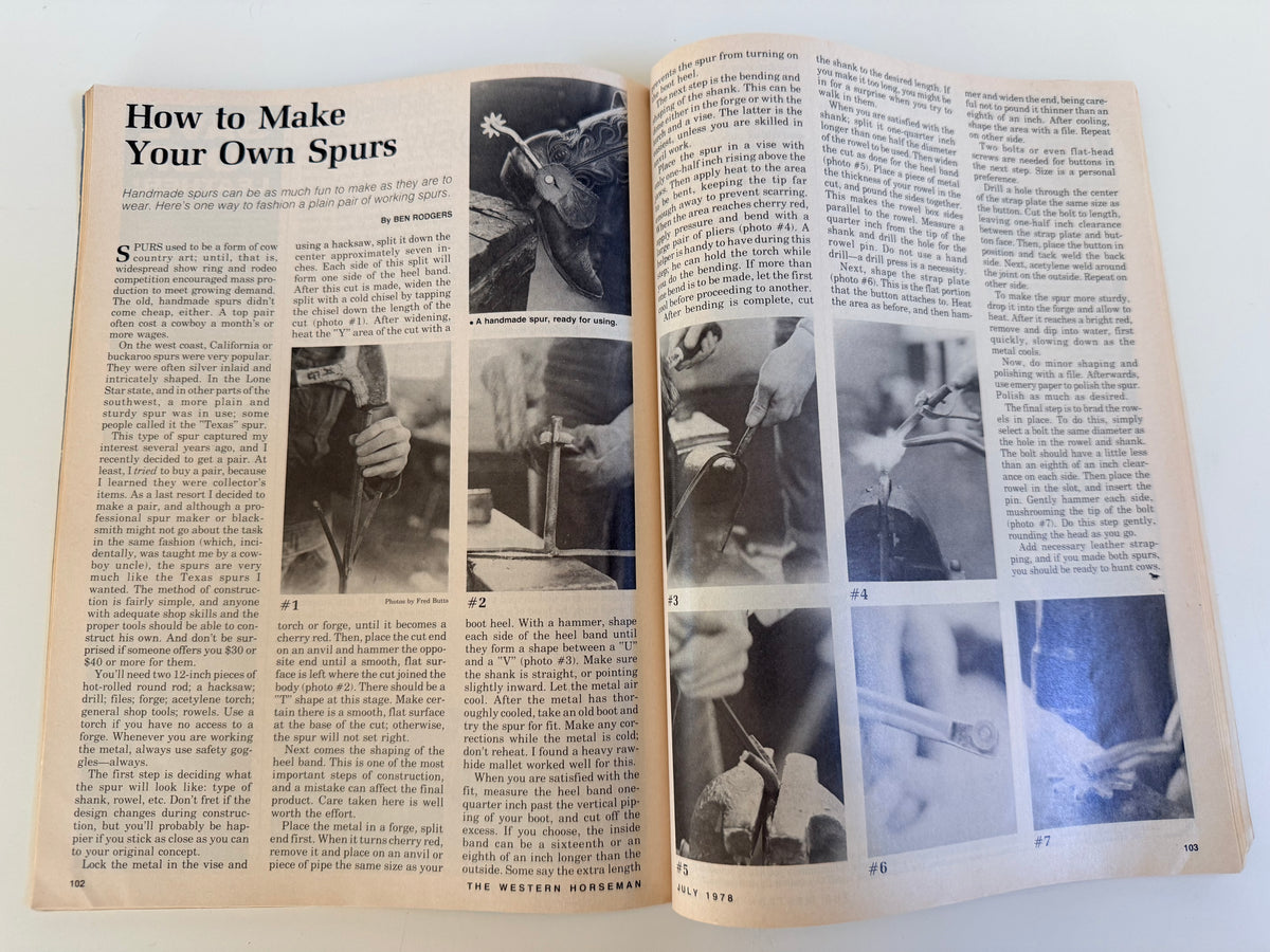 Western Horseman Magazine 1978