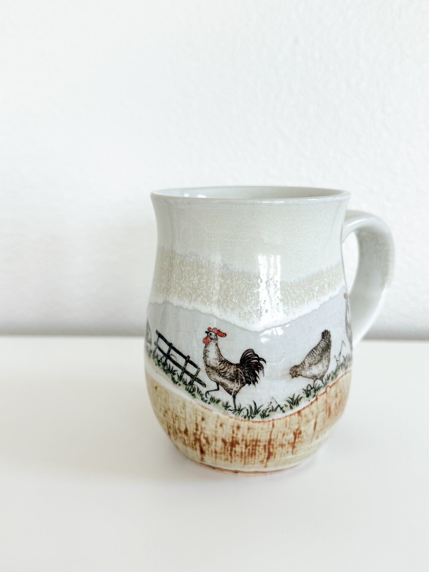 Vintage Chicken Mug