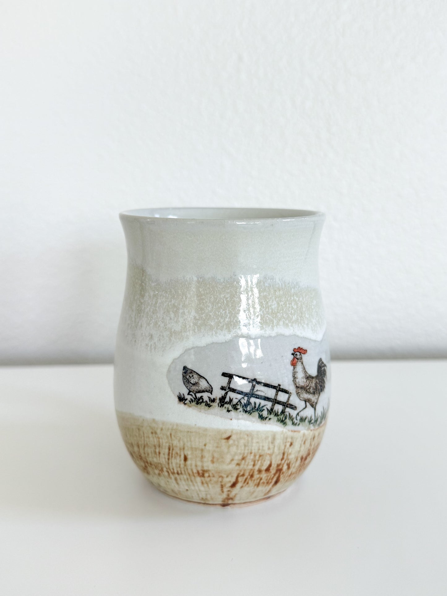 Vintage Chicken Mug