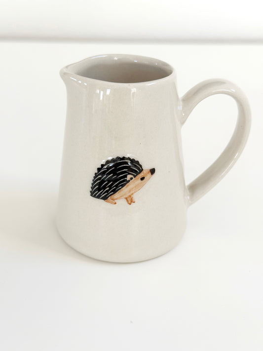 Stoneware Hedgehog Creamer
