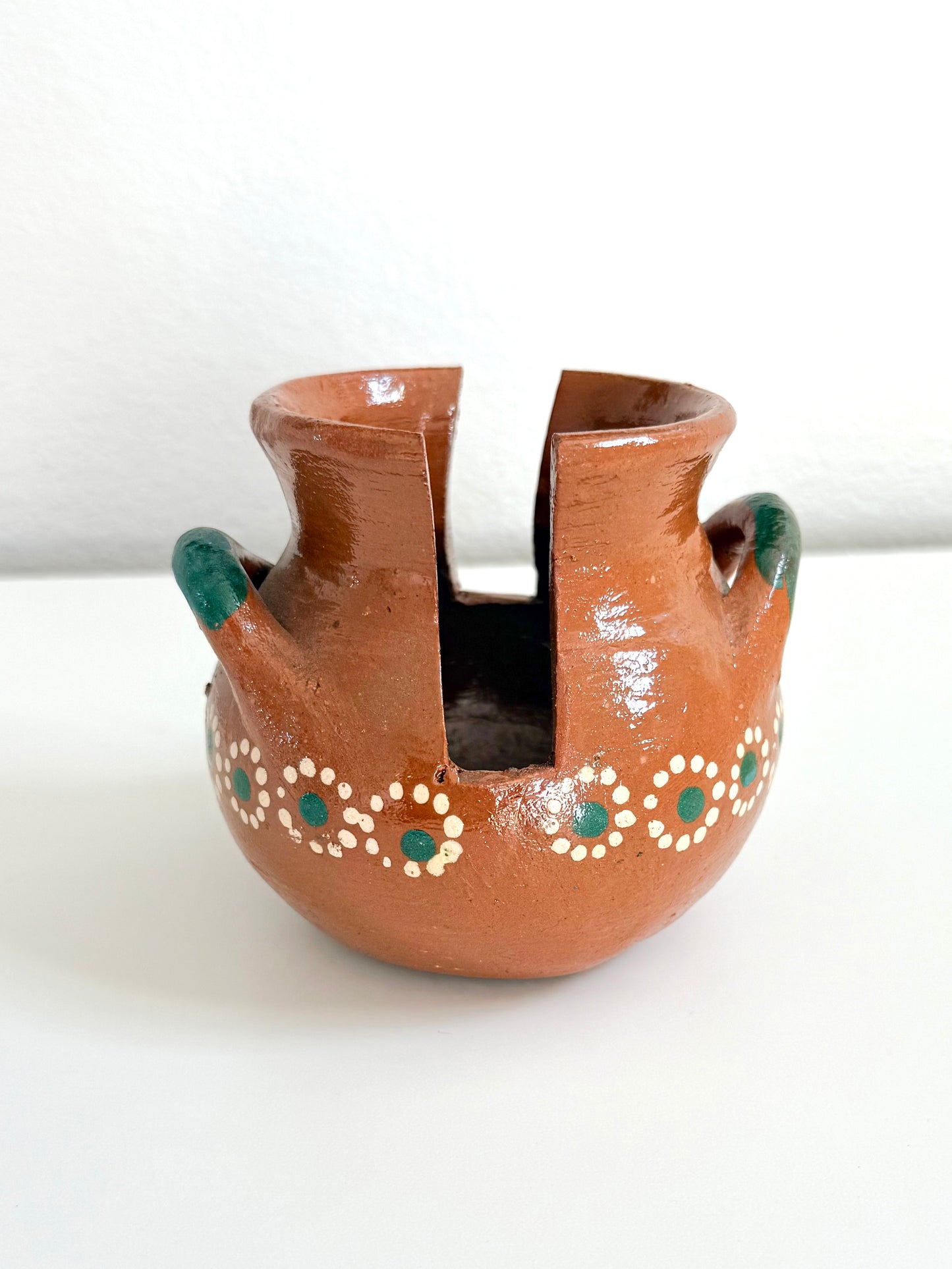Handmade Mexican Clay Napkin Holder