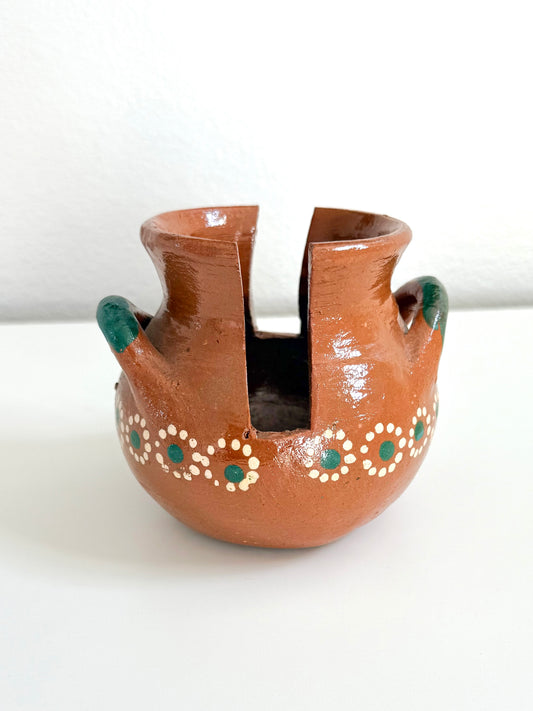 Handmade Mexican Clay Napkin Holder