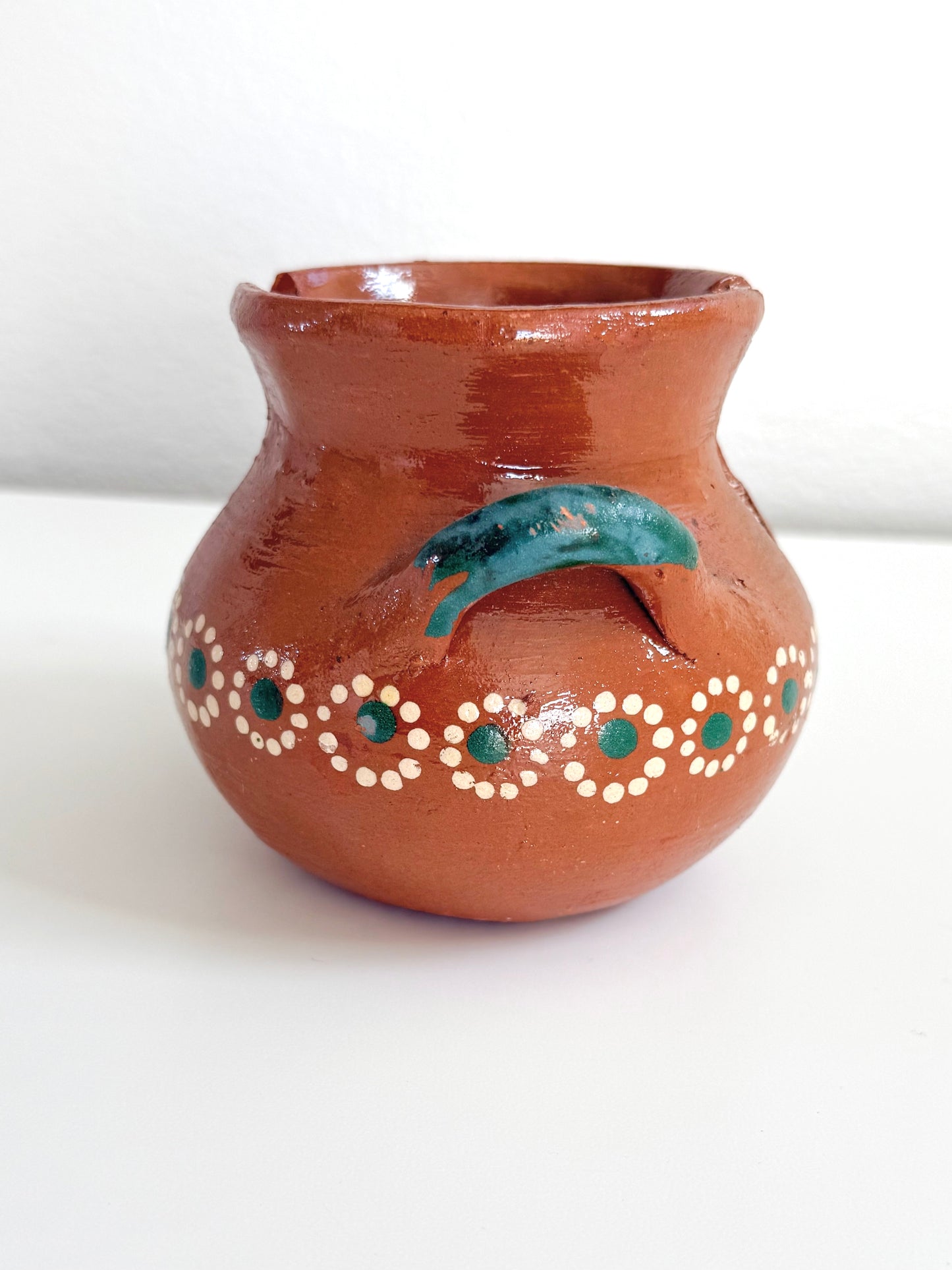 Handmade Mexican Clay Napkin Holder