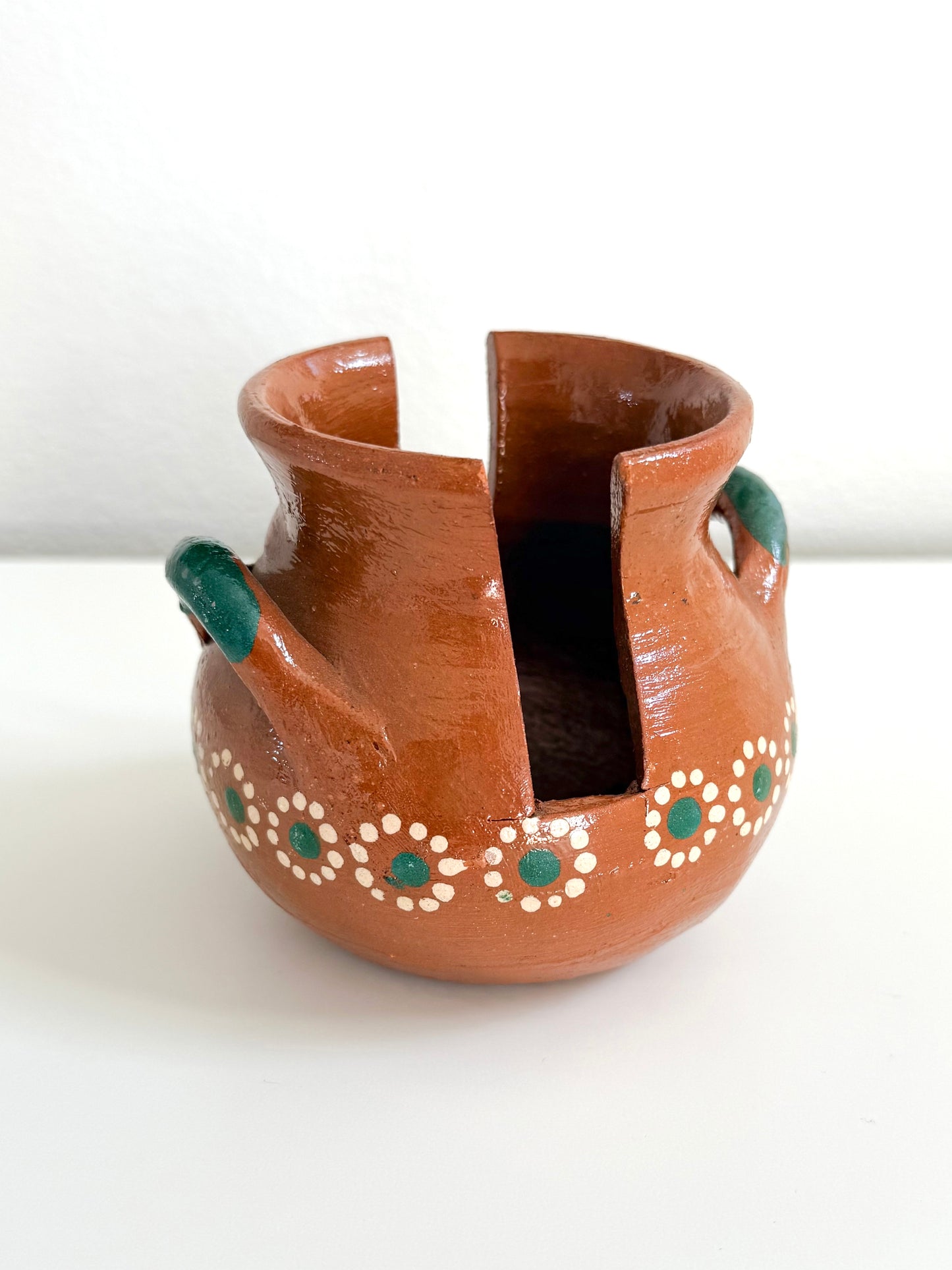 Handmade Mexican Clay Napkin Holder