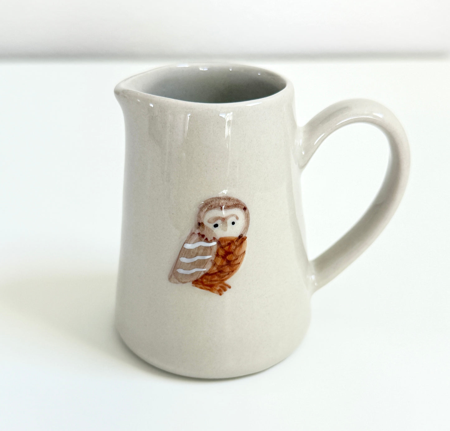 Stoneware Owl Creamer