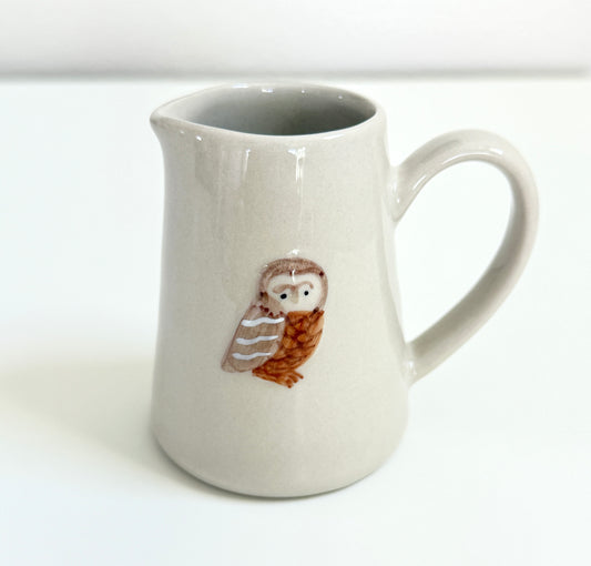 Stoneware Owl Creamer