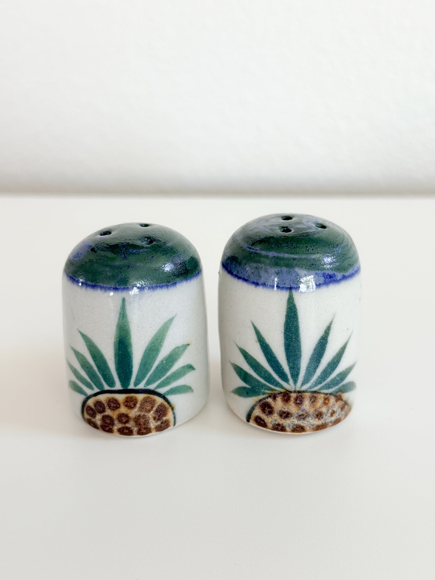 Stoneware Mini Cactus Salt & Pepper