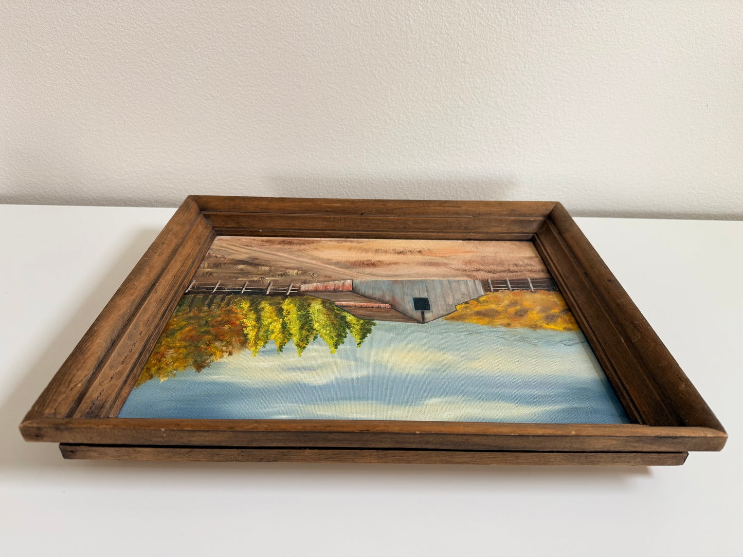 Vintage Barn Painting