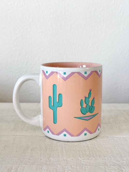 Vintage 80’s Cactus Mug