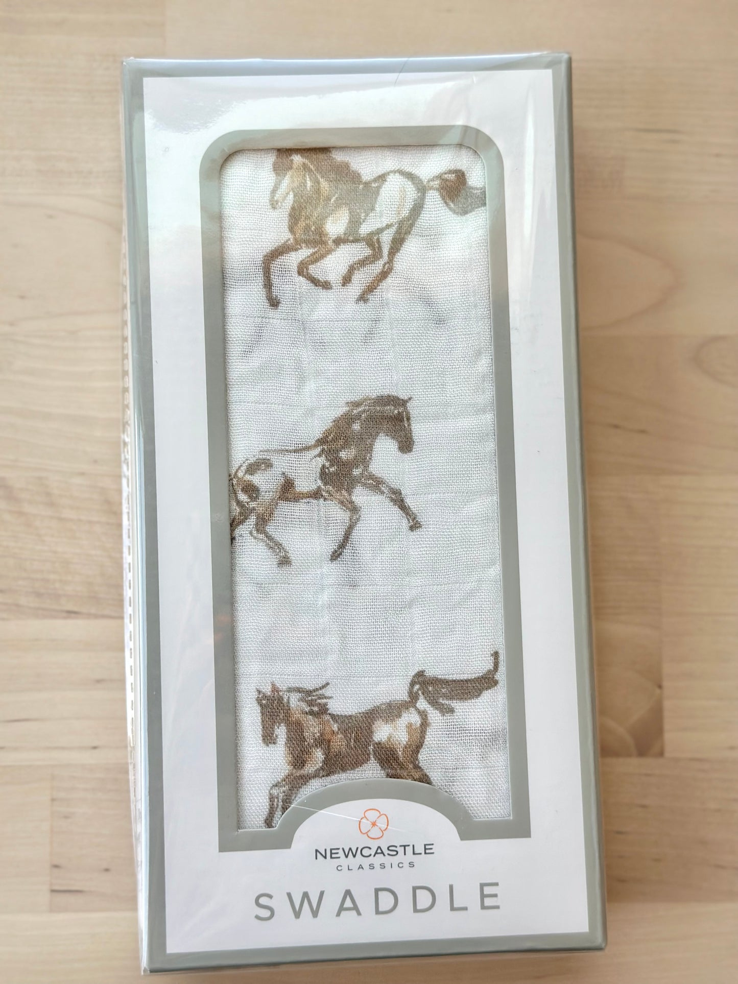 Horses Swaddle Blanket