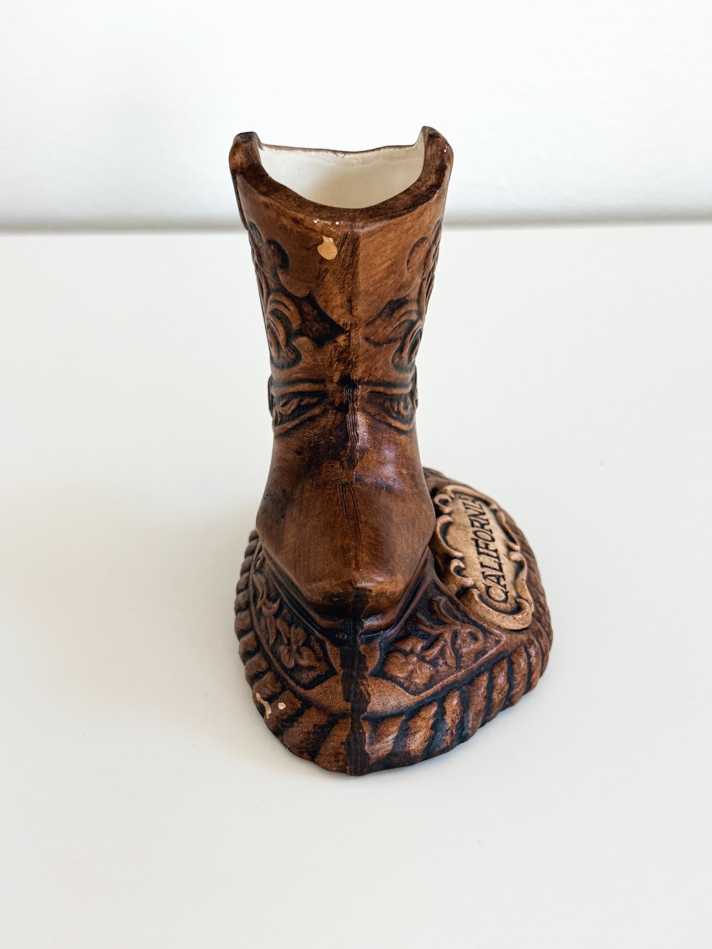 Vintage California Boot Vase
