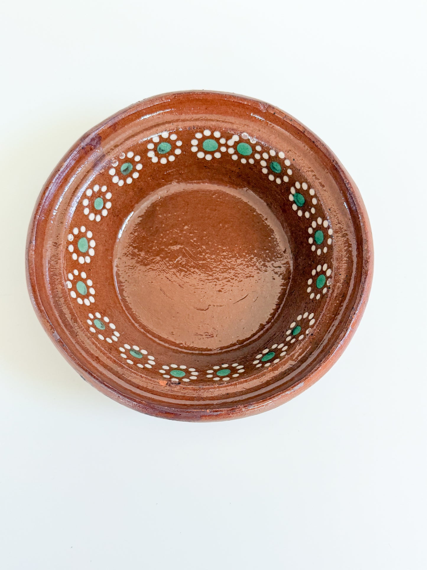 Handmade mexican clay bowl