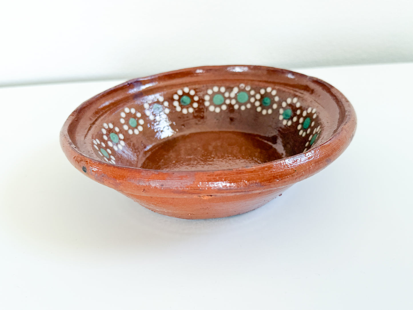 Handmade mexican clay bowl
