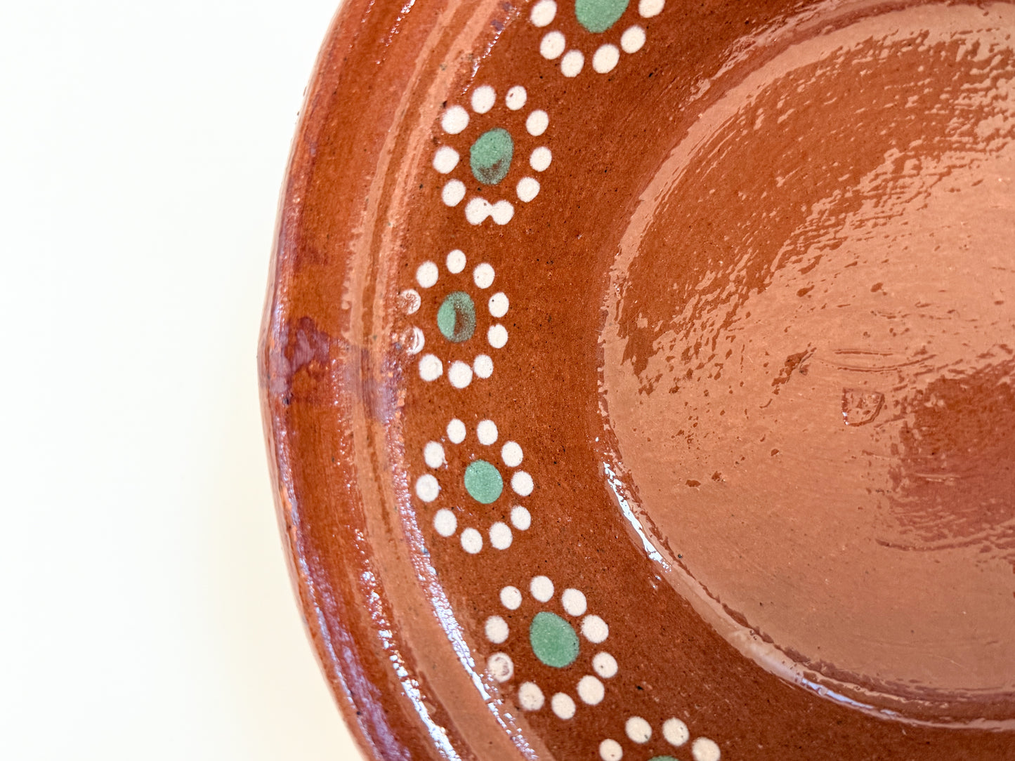 Handmade mexican clay bowl