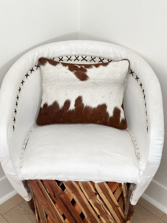 Cowhide Lumbar Pillow