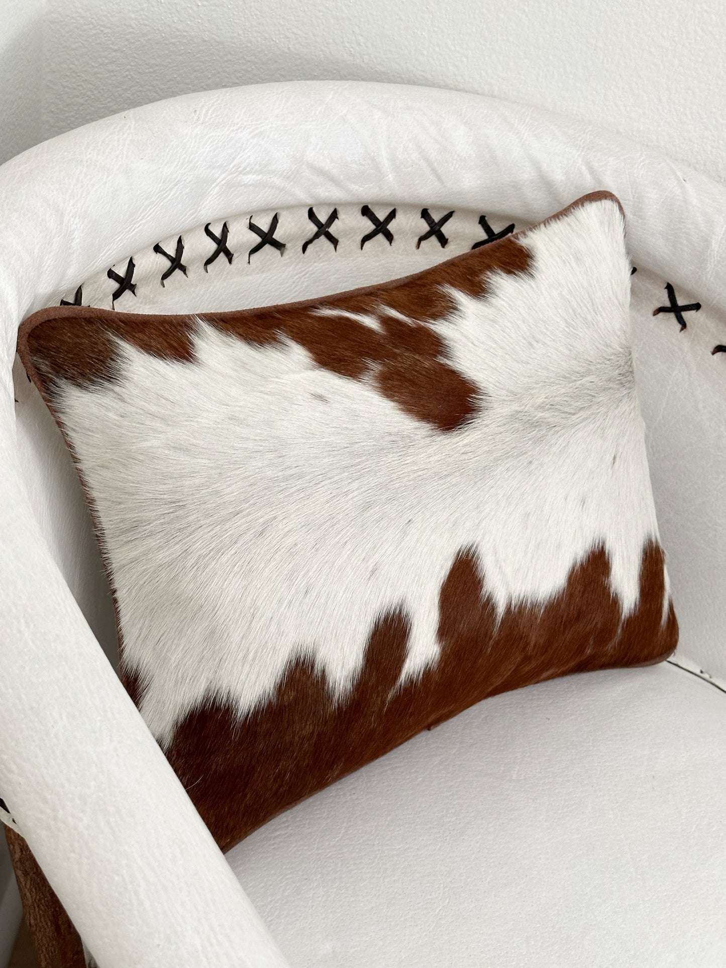 Cowhide Lumbar Pillow