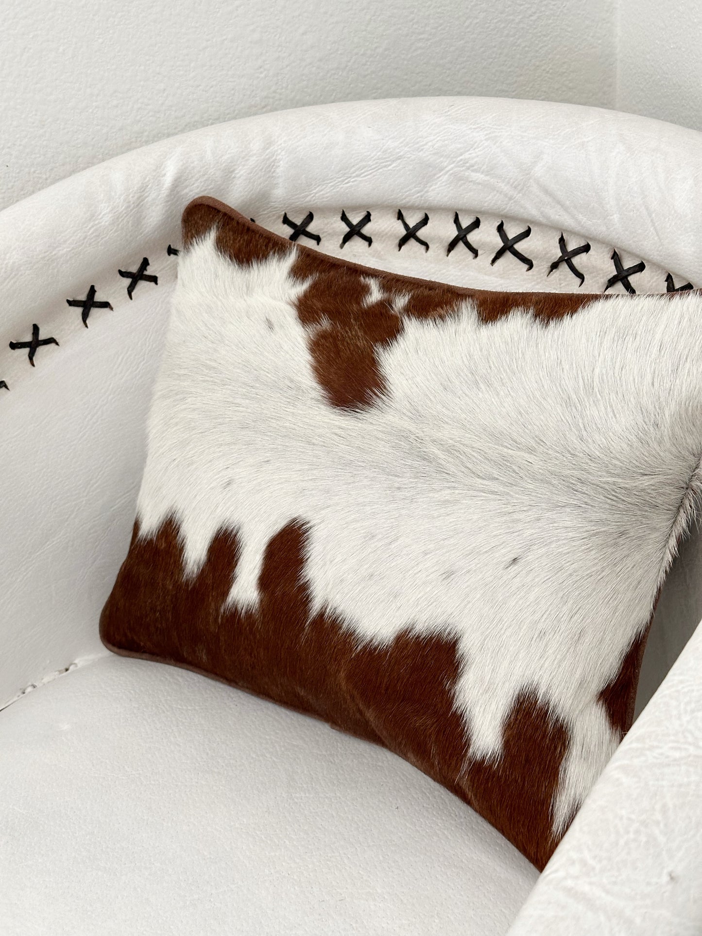 Cowhide Lumbar Pillow