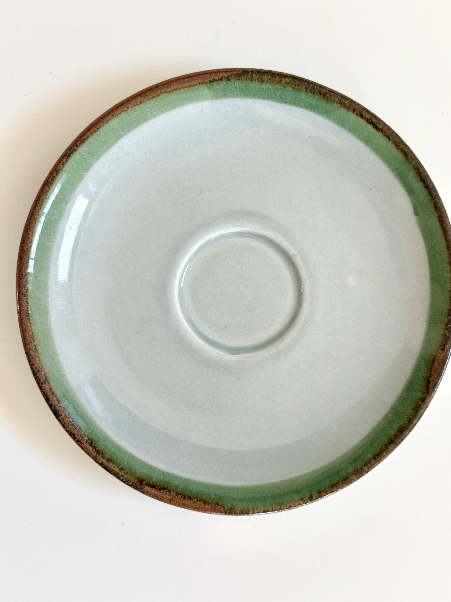 Vintage Tonalá Pottery Cup and Saucer