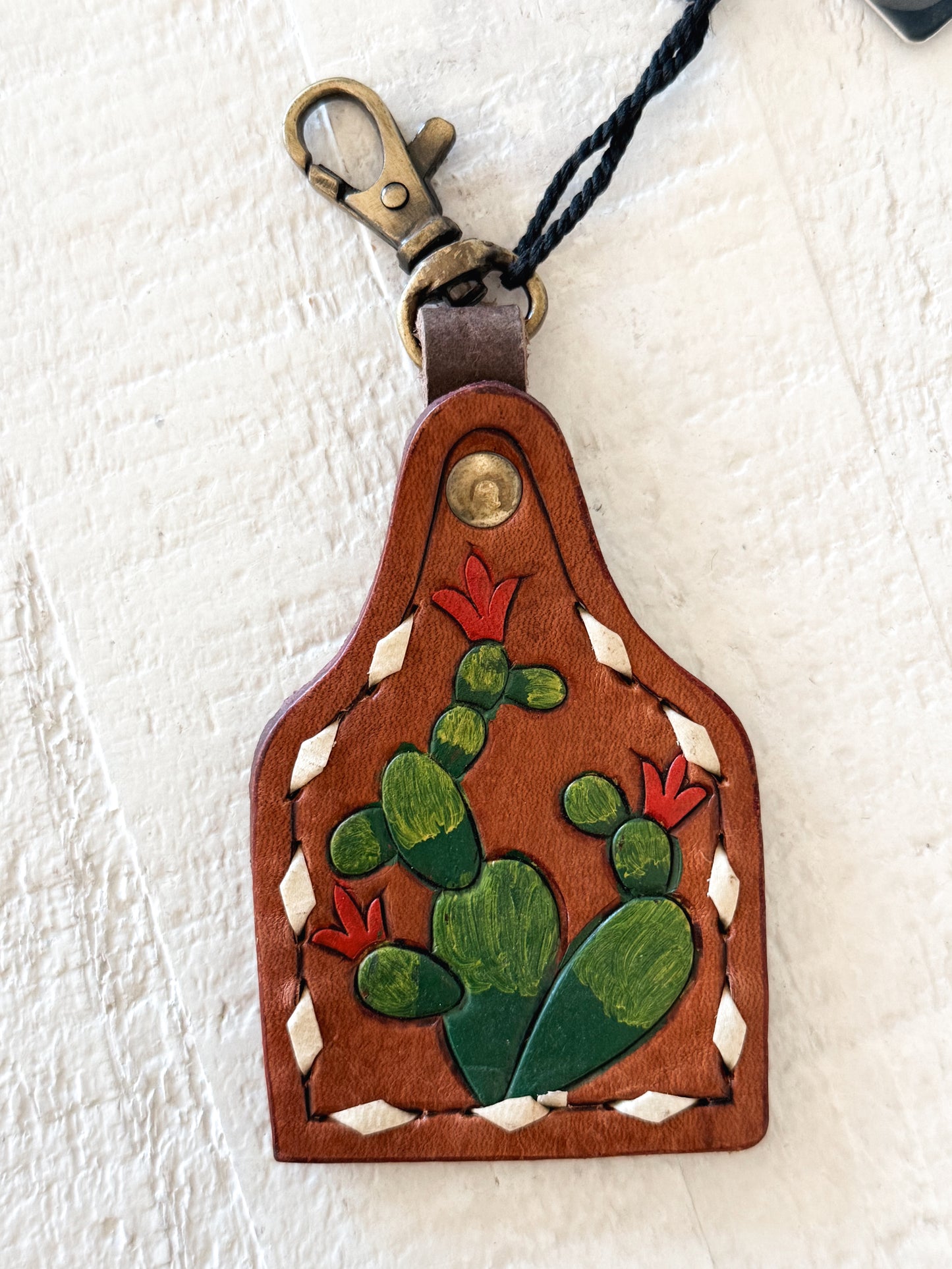 Blooming Cactus Key Chain