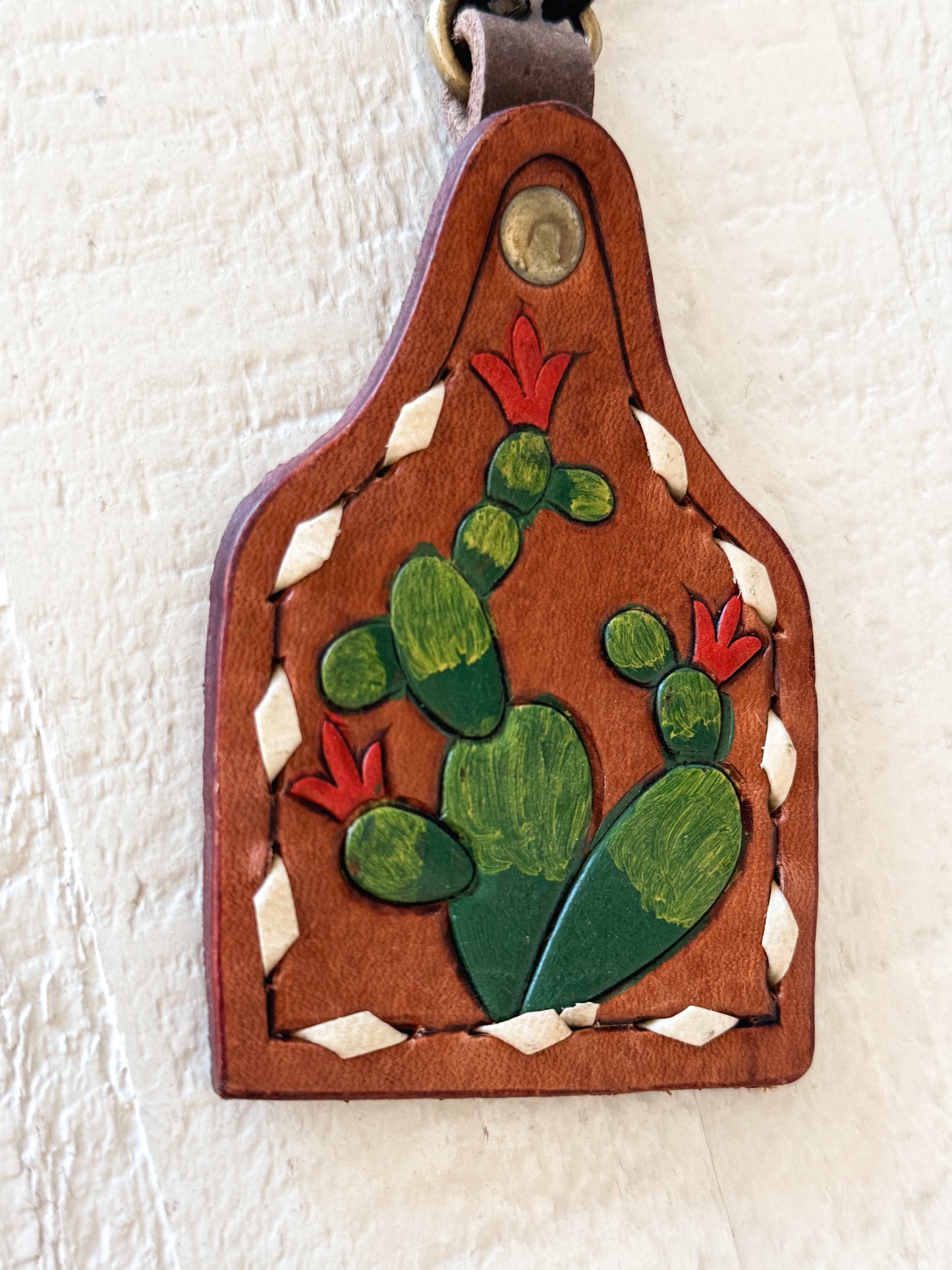 Blooming Cactus Key Chain