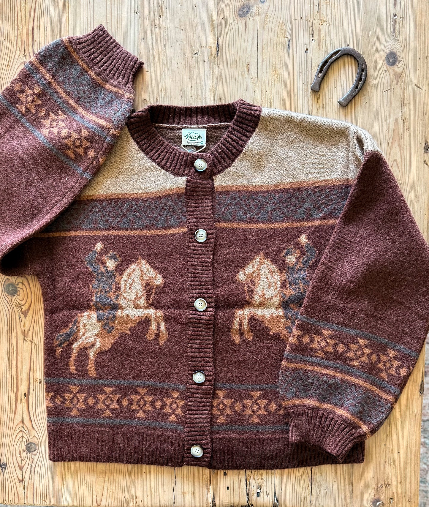 Western Cowboy Knit Cardigan