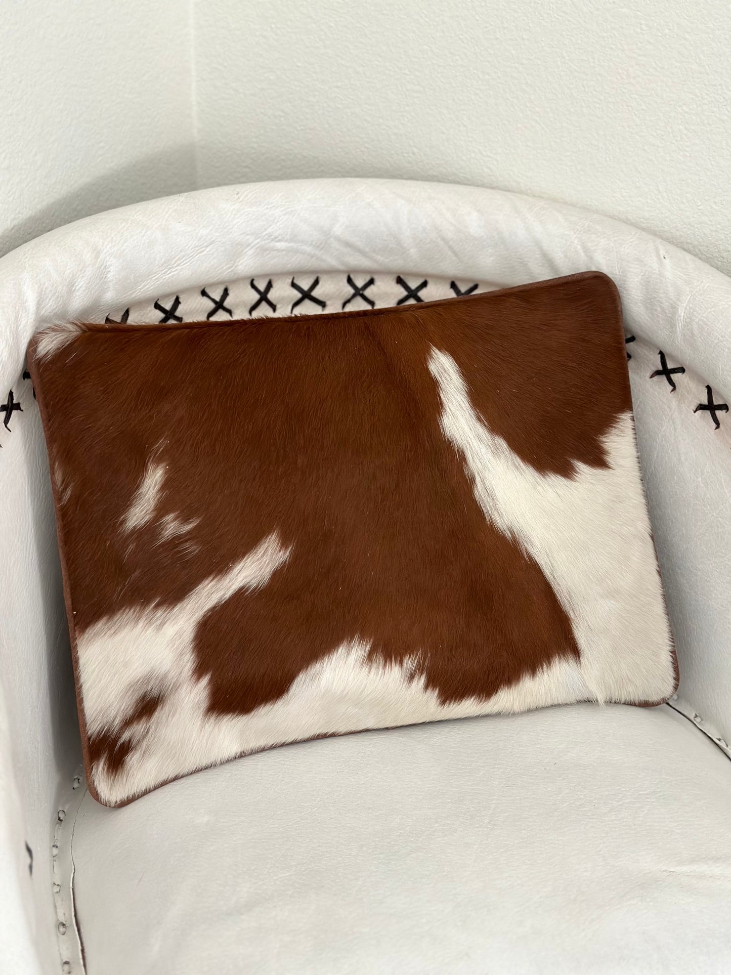 Cowhide Lumbar Pillow