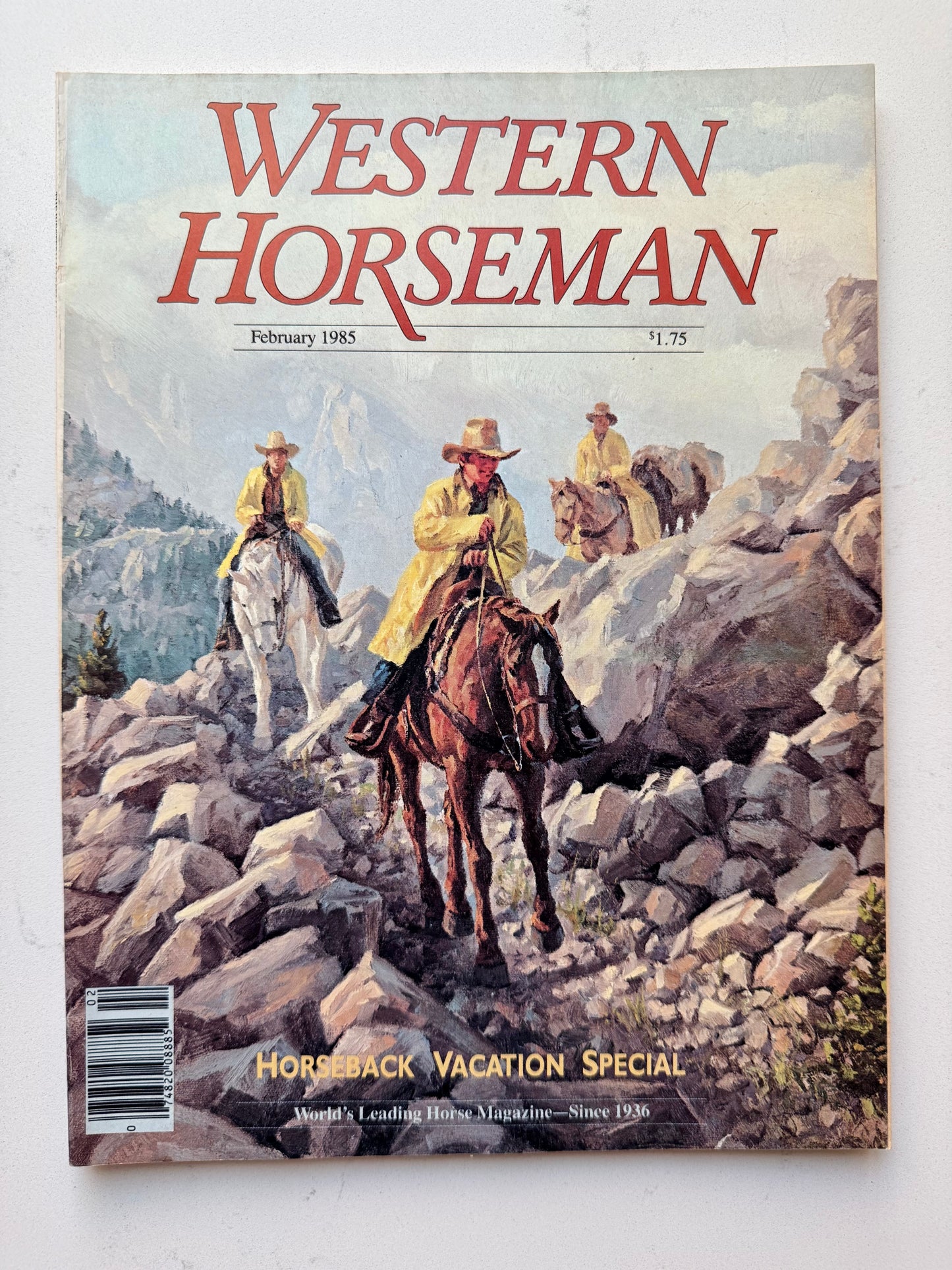 Vintage Western Horseman Magazine 1985