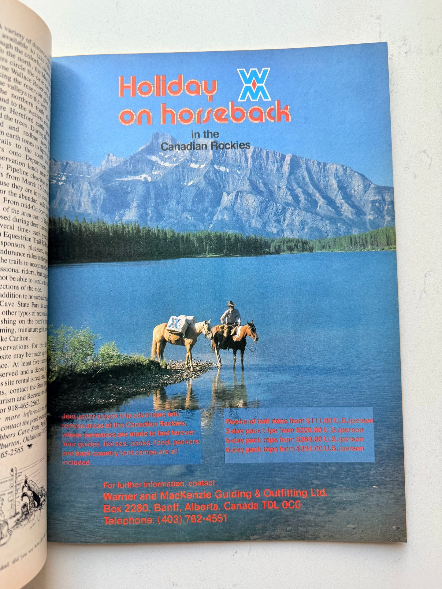Vintage Western Horseman Magazine 1985