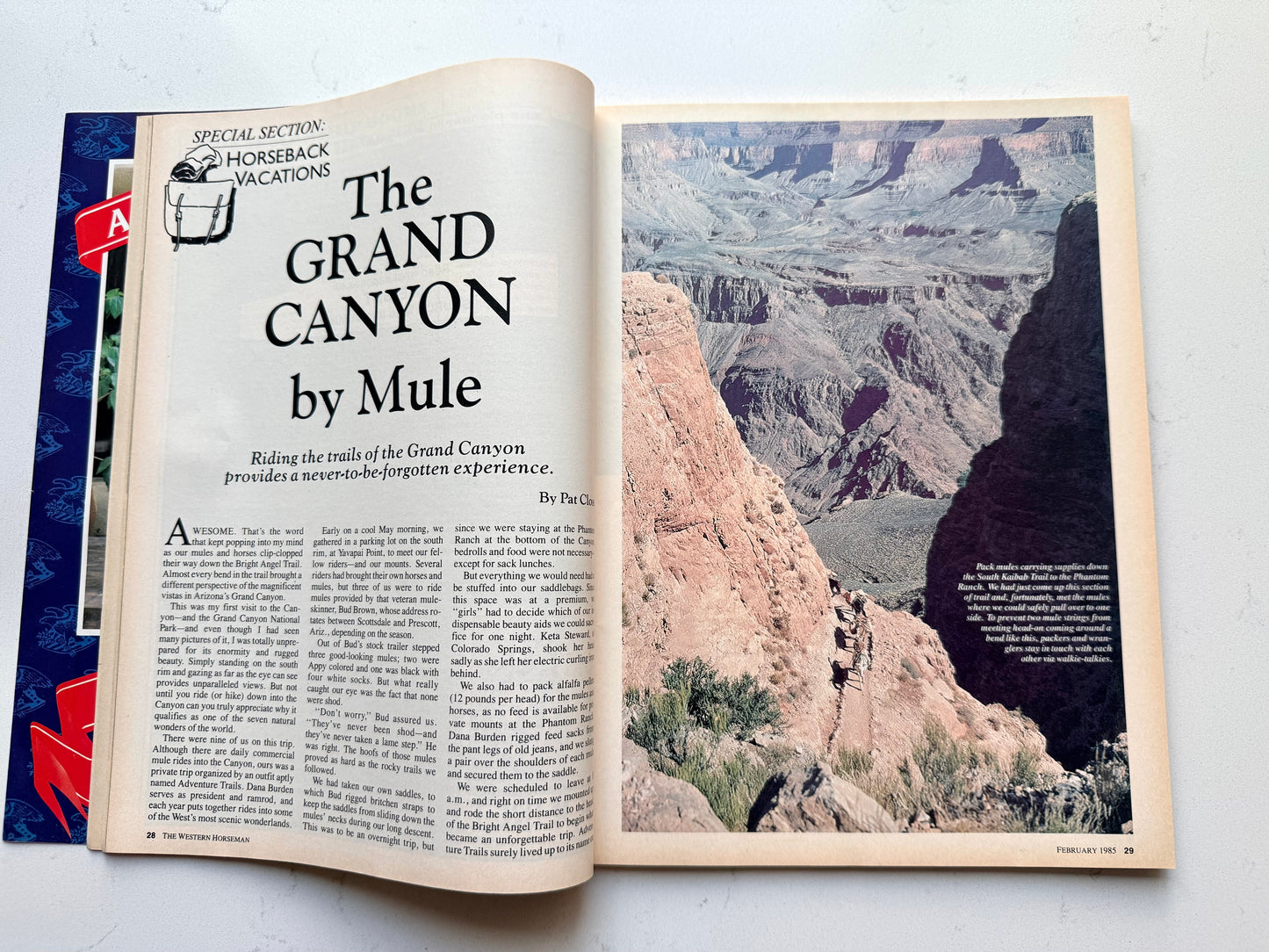 Vintage Western Horseman Magazine 1985