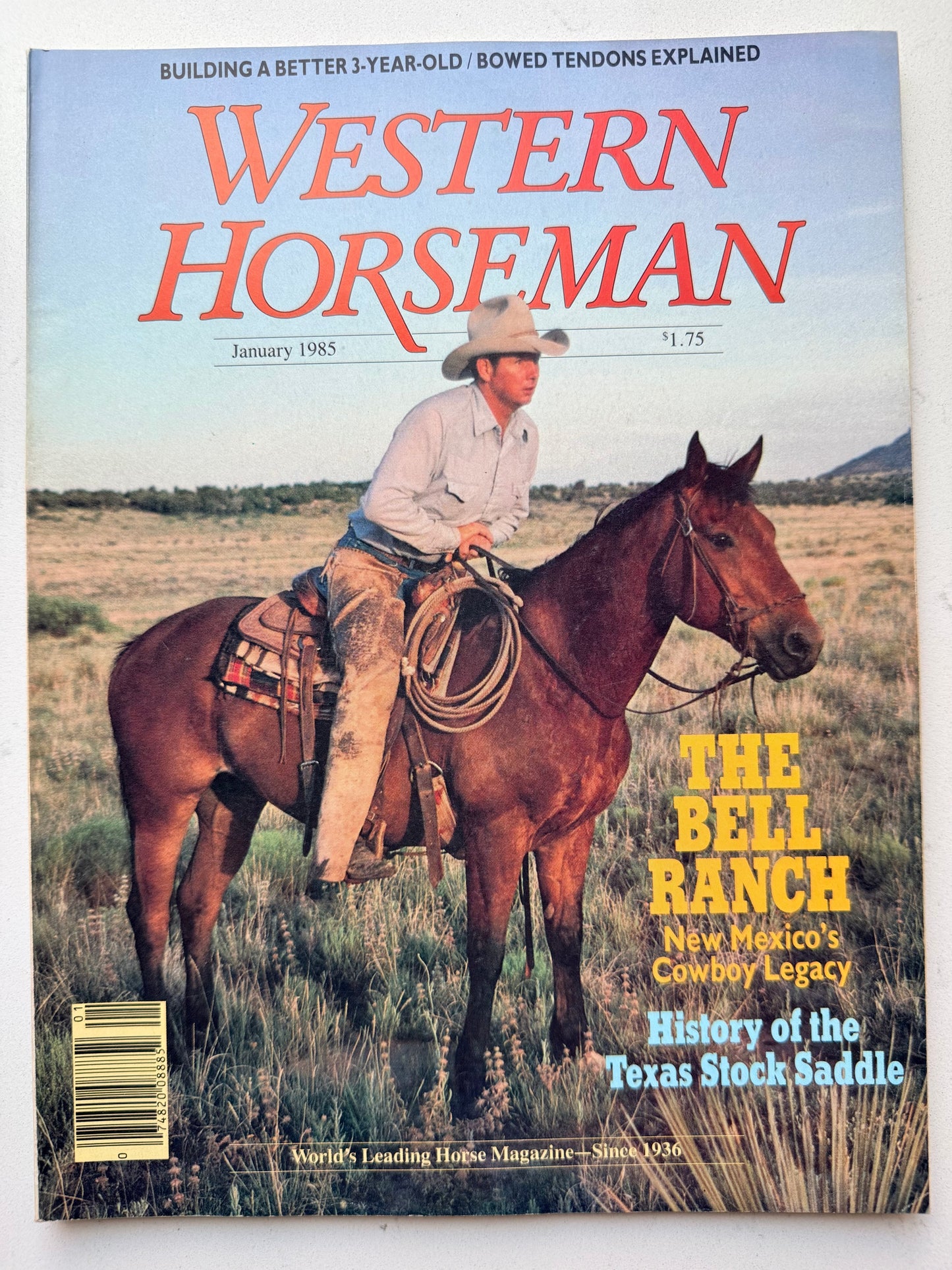 Vintage Western Horseman Magazine 1985